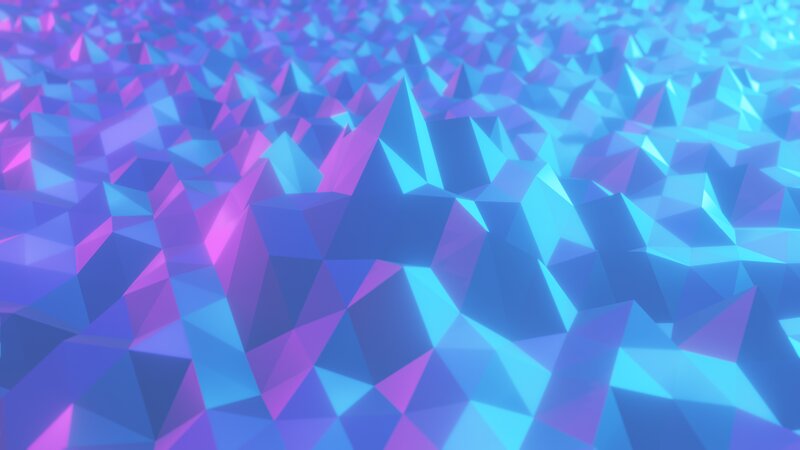 Geometric Low-poly Landscape