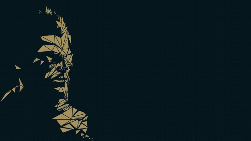 Geometric Man Portrait