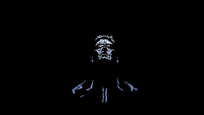 Geometric Man Silhouette