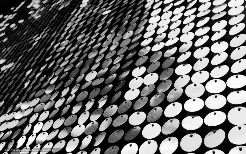 geometric metal disc pattern