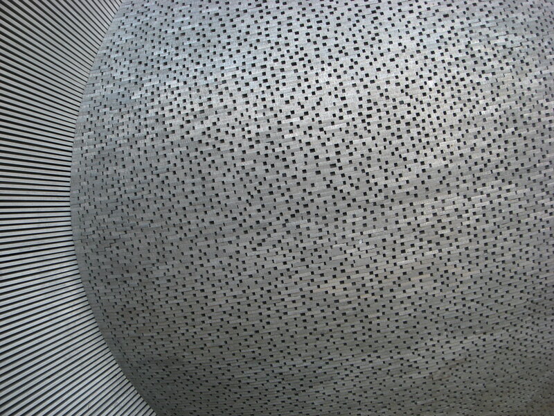 geometric metal surface pattern