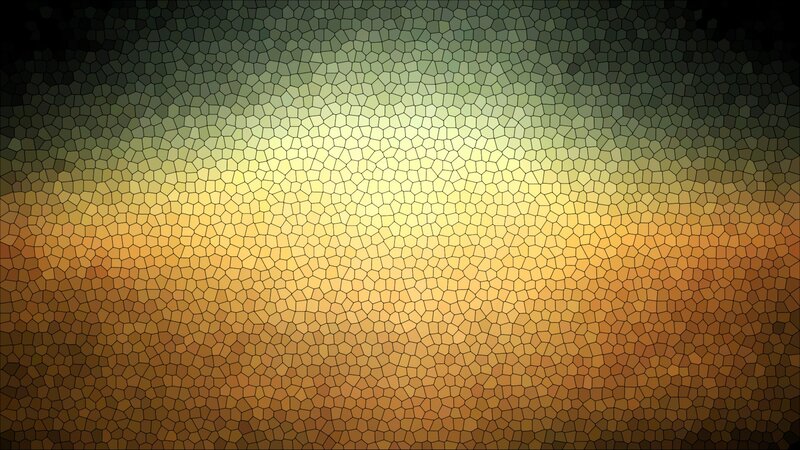 Geometric Mosaic Pattern — Yellow