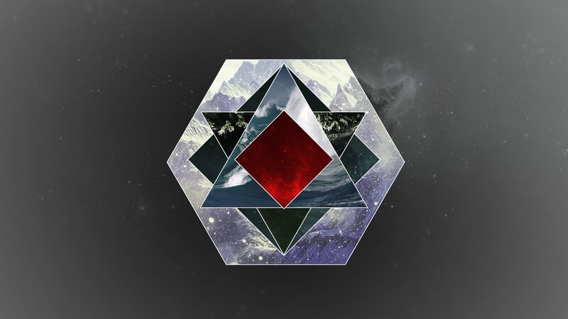 Geometric Mountain Collage