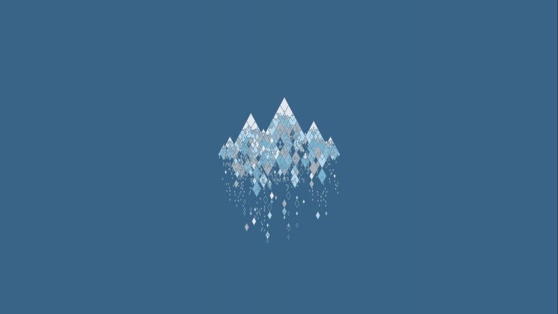 Geometric Mountain Pattern