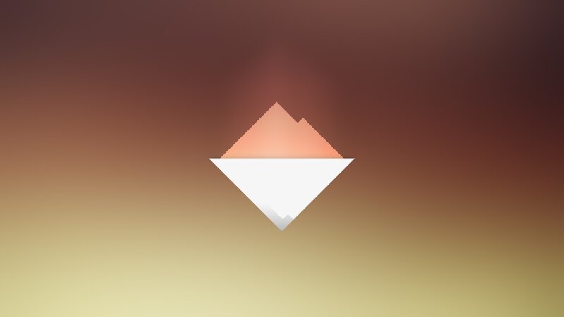 Geometric Mountain Shape