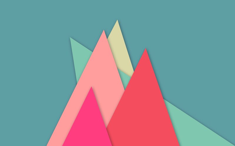 Geometric Mountain Shapes