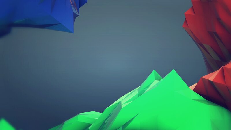 Geometric Mountainscape