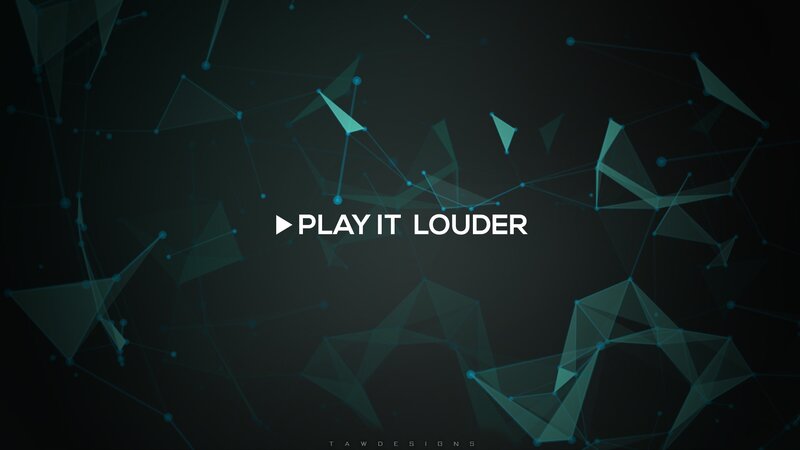 Geometric Network Pattern — Black