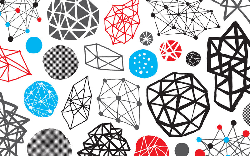 Geometric Network Patterns — Black
