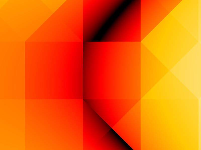 geometric orange and red pattern