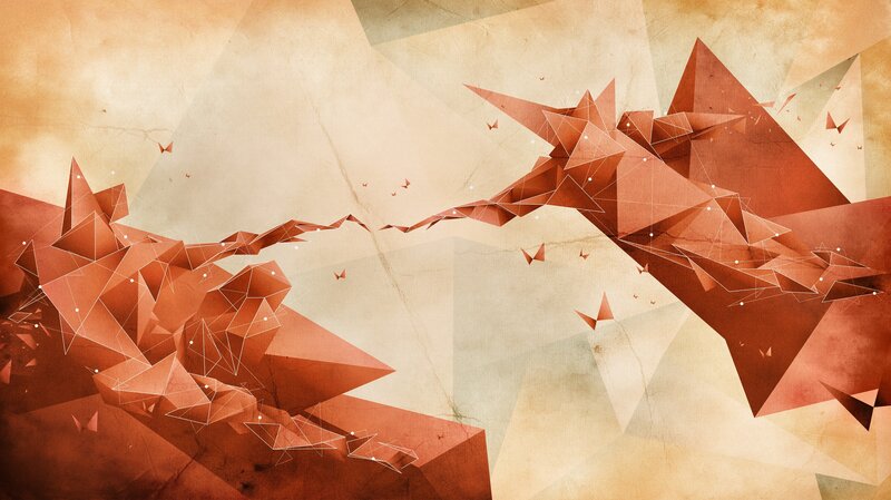 Geometric Origami Dragons
