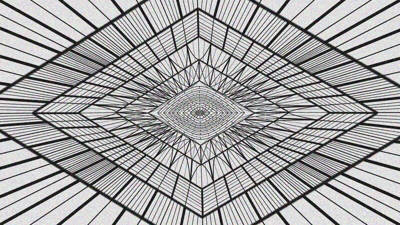 Geometric Pattern — Black, Hypnotic, Abstract, Lines