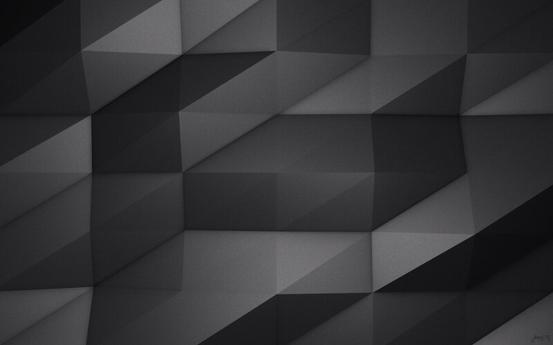 Geometric Pattern — Black, Minimalist