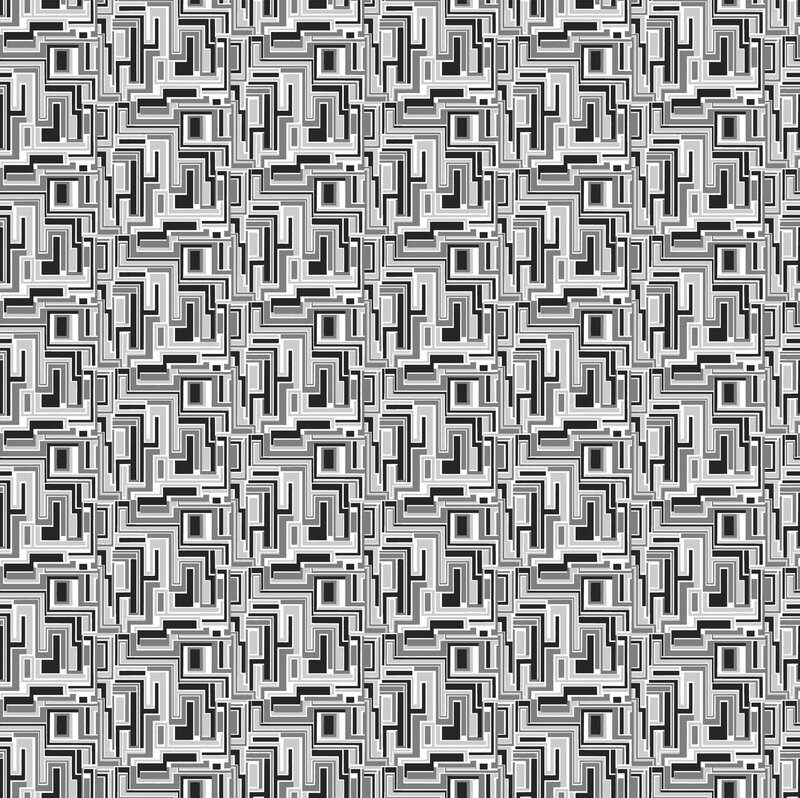 Geometric Pattern — Black, Neutral, Abstract, Lines