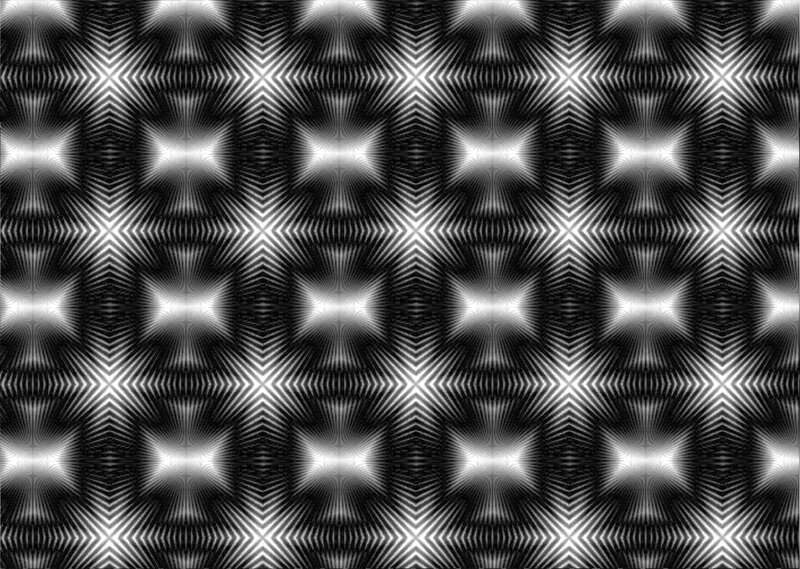 Geometric Pattern — Black, Symmetrical
