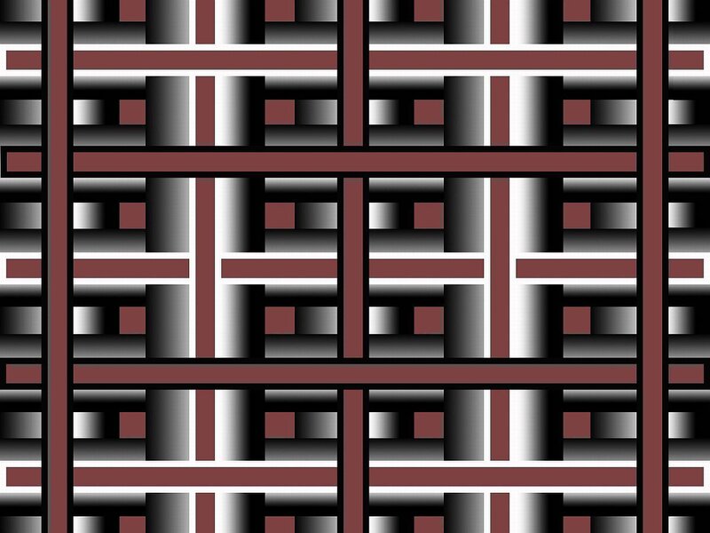 Geometric Pattern — Black