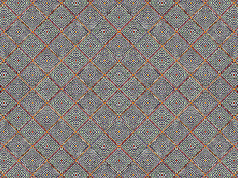 Geometric Pattern — Blue, Hypnotic, Abstract, Diamonds