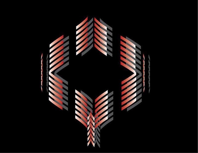 Geometric Pattern Design — Black, Minimalist
