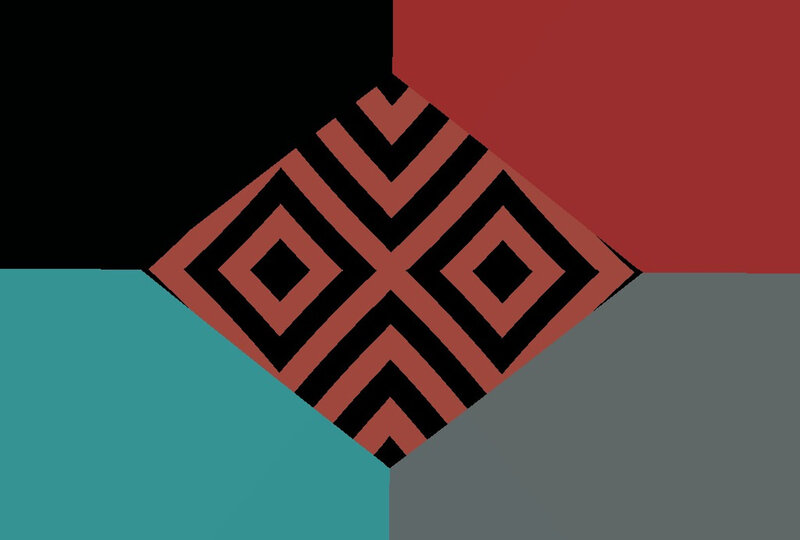 Geometric Pattern Design — Black, Neutral