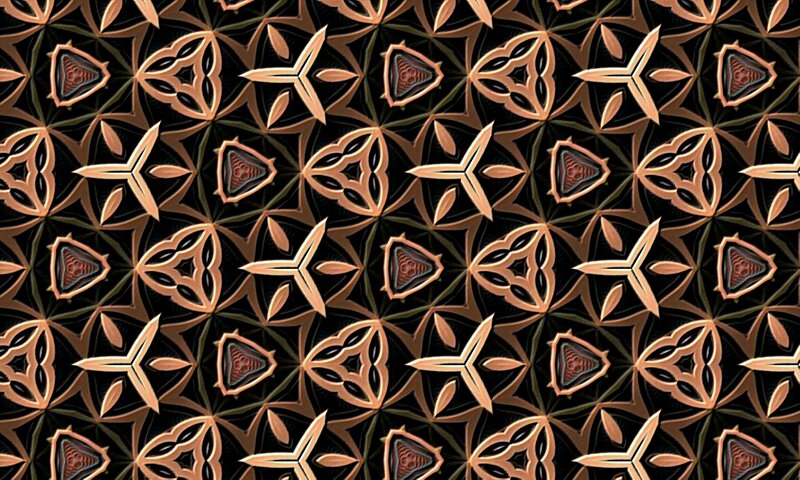 Geometric Pattern Design — Black, Symmetrical