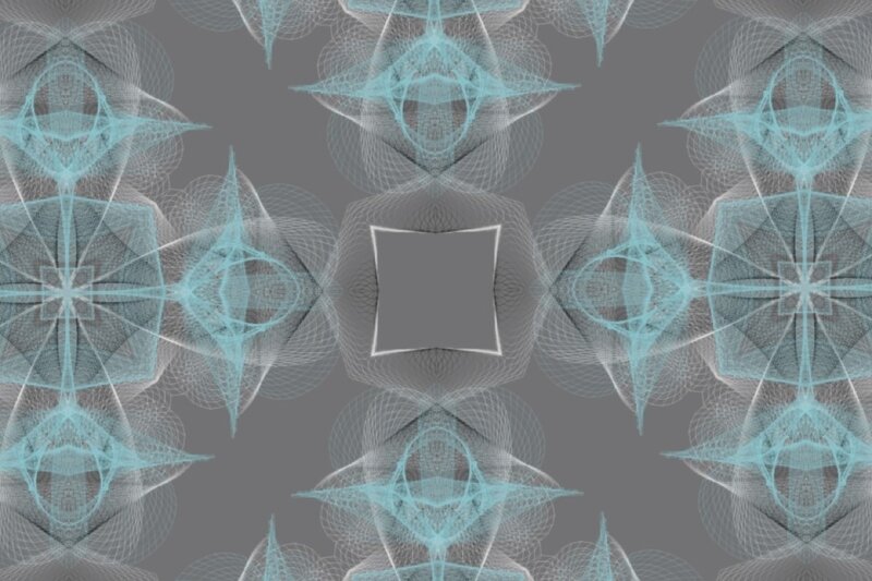 Geometric Pattern Design — Gray