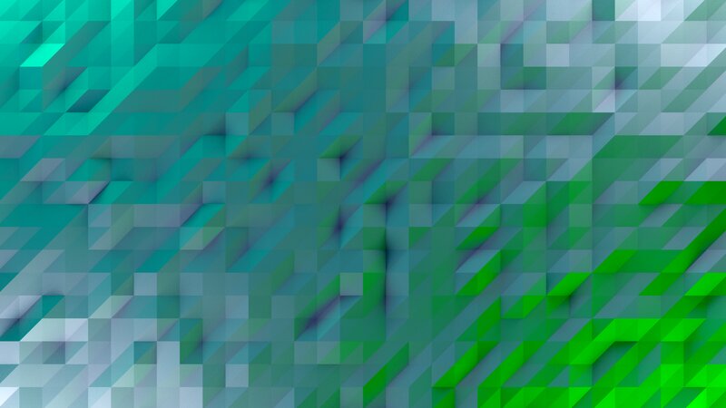 Geometric Pattern — Green, Calm, Abstract, Triangles