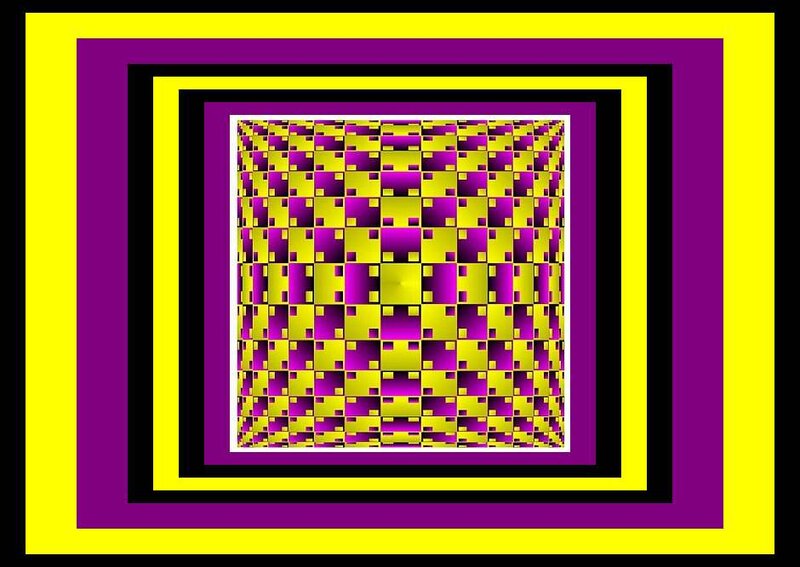 Geometric Pattern in Squares