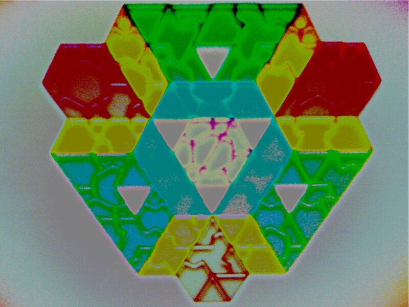 Geometric Pattern of Hexagons