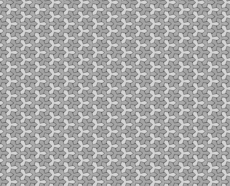 Geometric Pattern of Interlocking Shapes