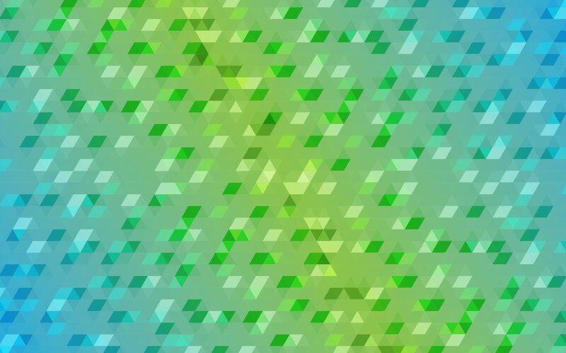 Geometric Pattern of Triangles — Green
