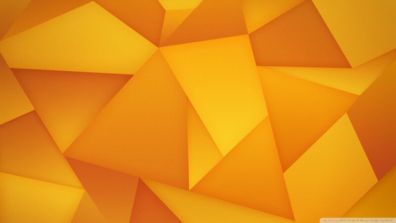 Geometric Pattern of Triangles — Orange