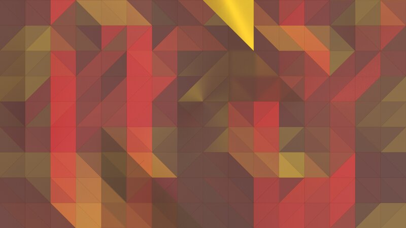 Geometric Pattern of Triangles — Red