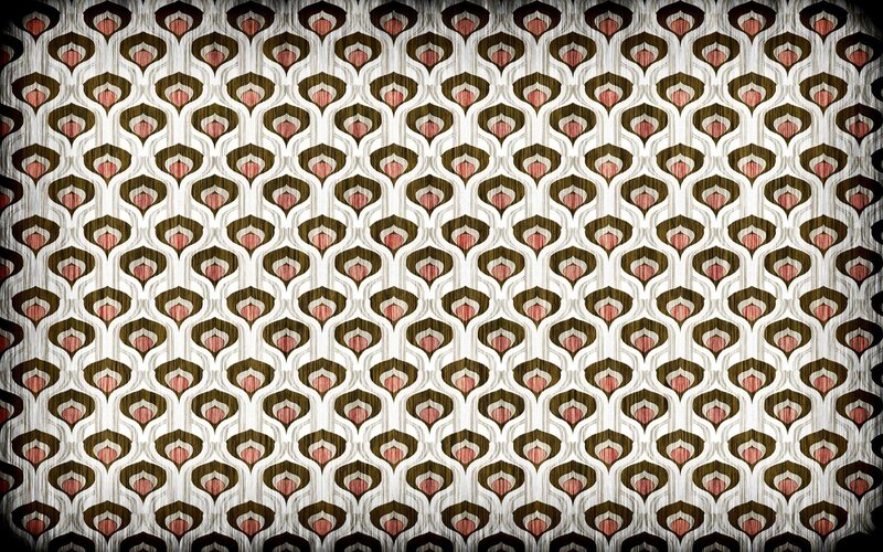 Geometric Pattern on Fabric — White