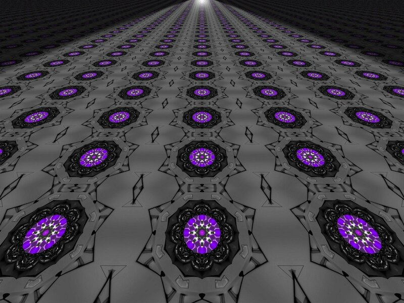 Geometric Pattern on Floor