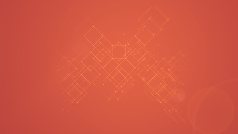 Geometric Pattern on Red Background
