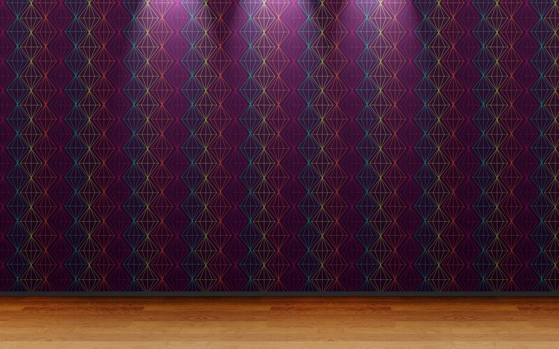 Geometric Pattern on Wall