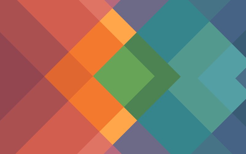 Geometric Pattern — Orange, Calm