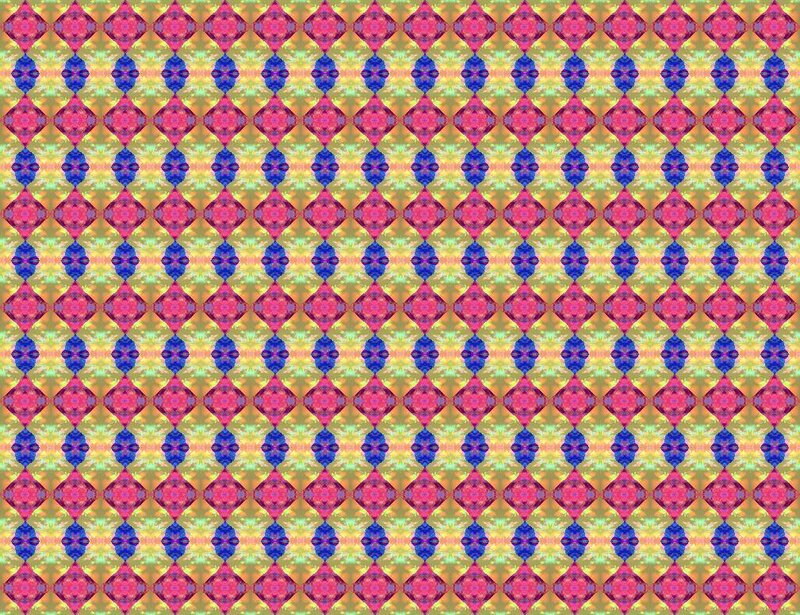 Geometric Pattern — Pink
