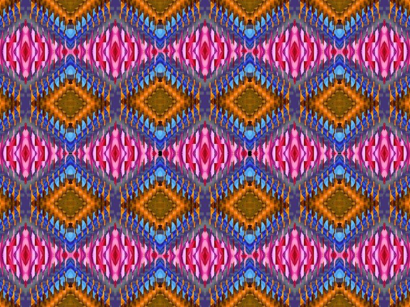 Geometric Pattern — Pink, Vibrant, Abstract, Diamonds