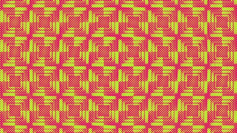 Geometric Pattern — Pink, Vibrant, Abstract, Dots