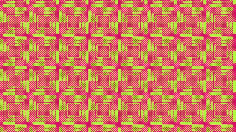 Geometric Pattern — Pink, Vibrant, Abstract, Squares