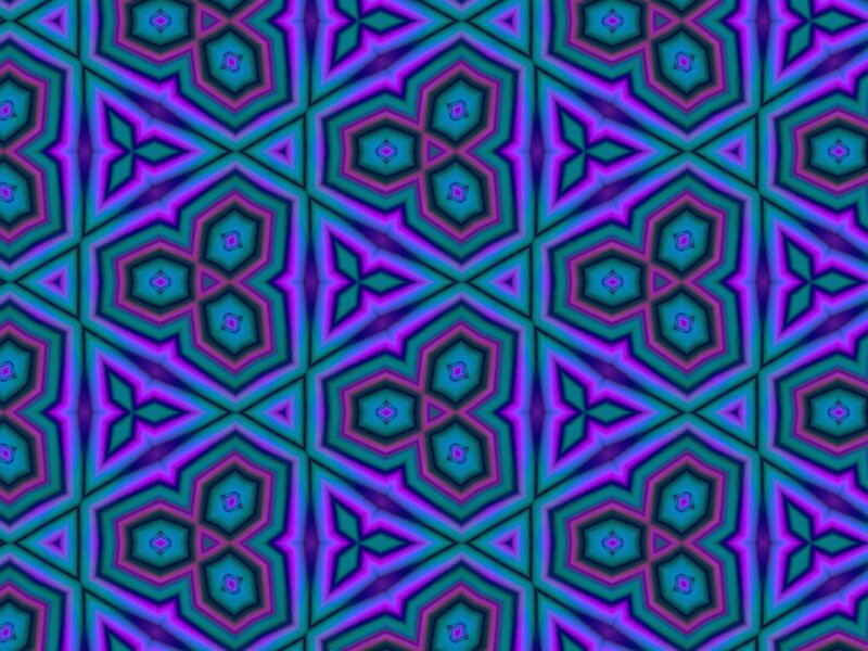 Geometric Pattern — Purple, Hypnotic