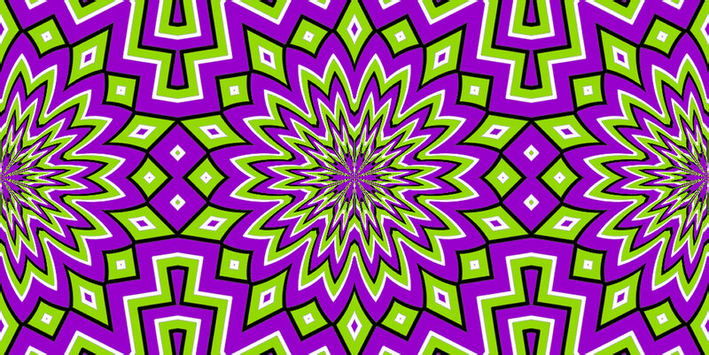 Geometric Pattern — Purple
