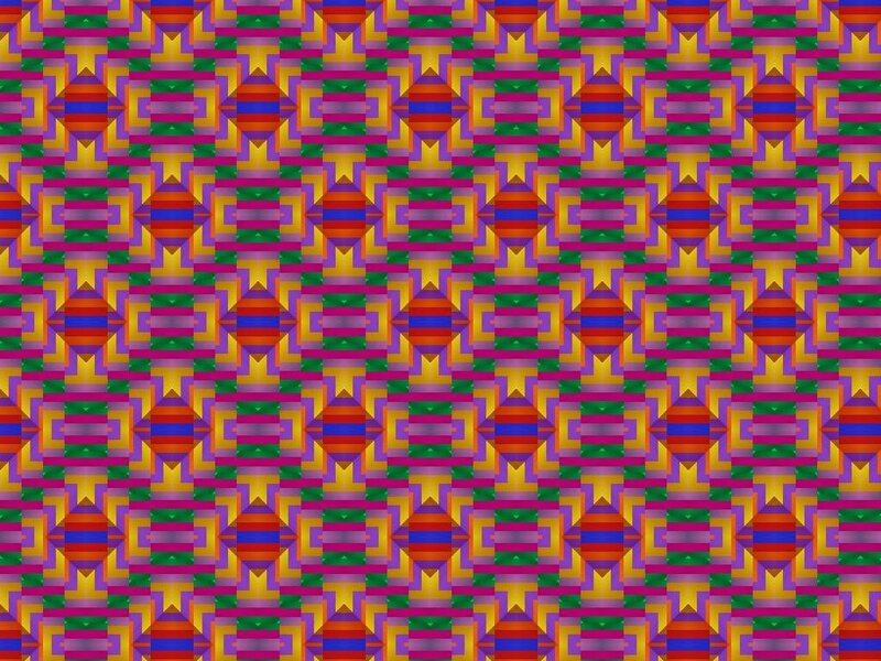 Geometric Pattern — Purple, Vibrant