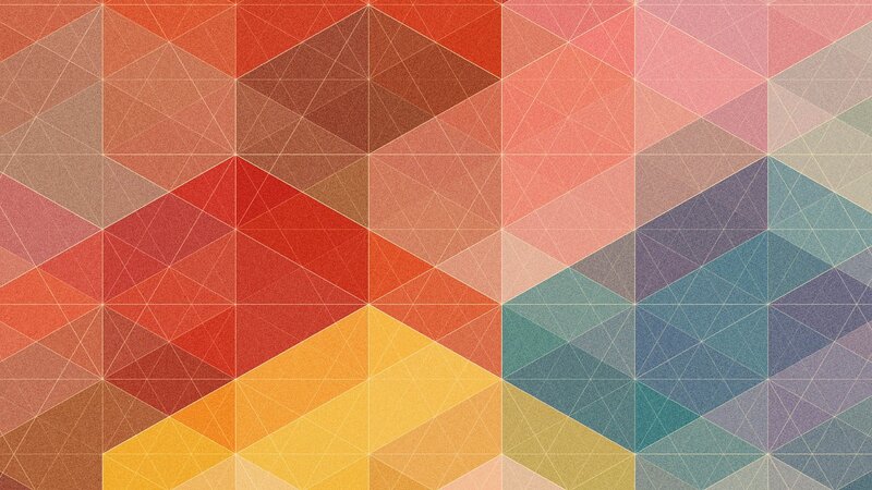 Geometric Pattern — Red, Calm, Abstract, Triangles, Gradients