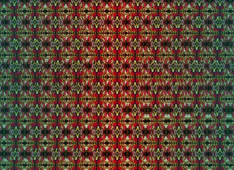 Geometric Pattern — Red, Symmetrical