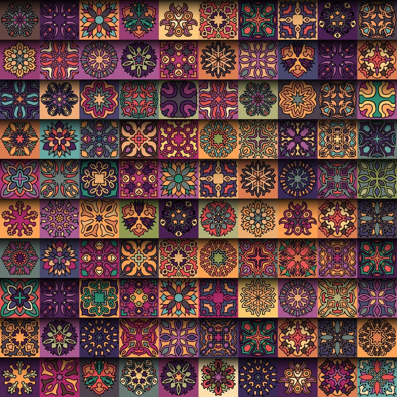 Geometric Pattern Tiles