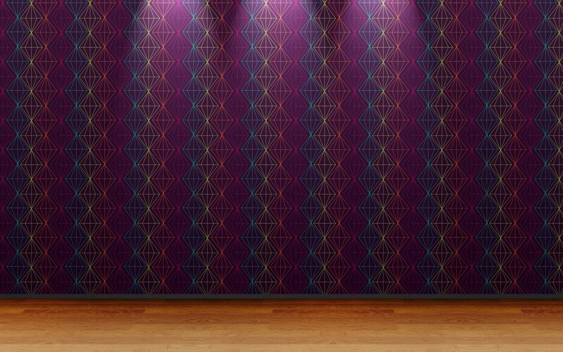 geometric pattern wall