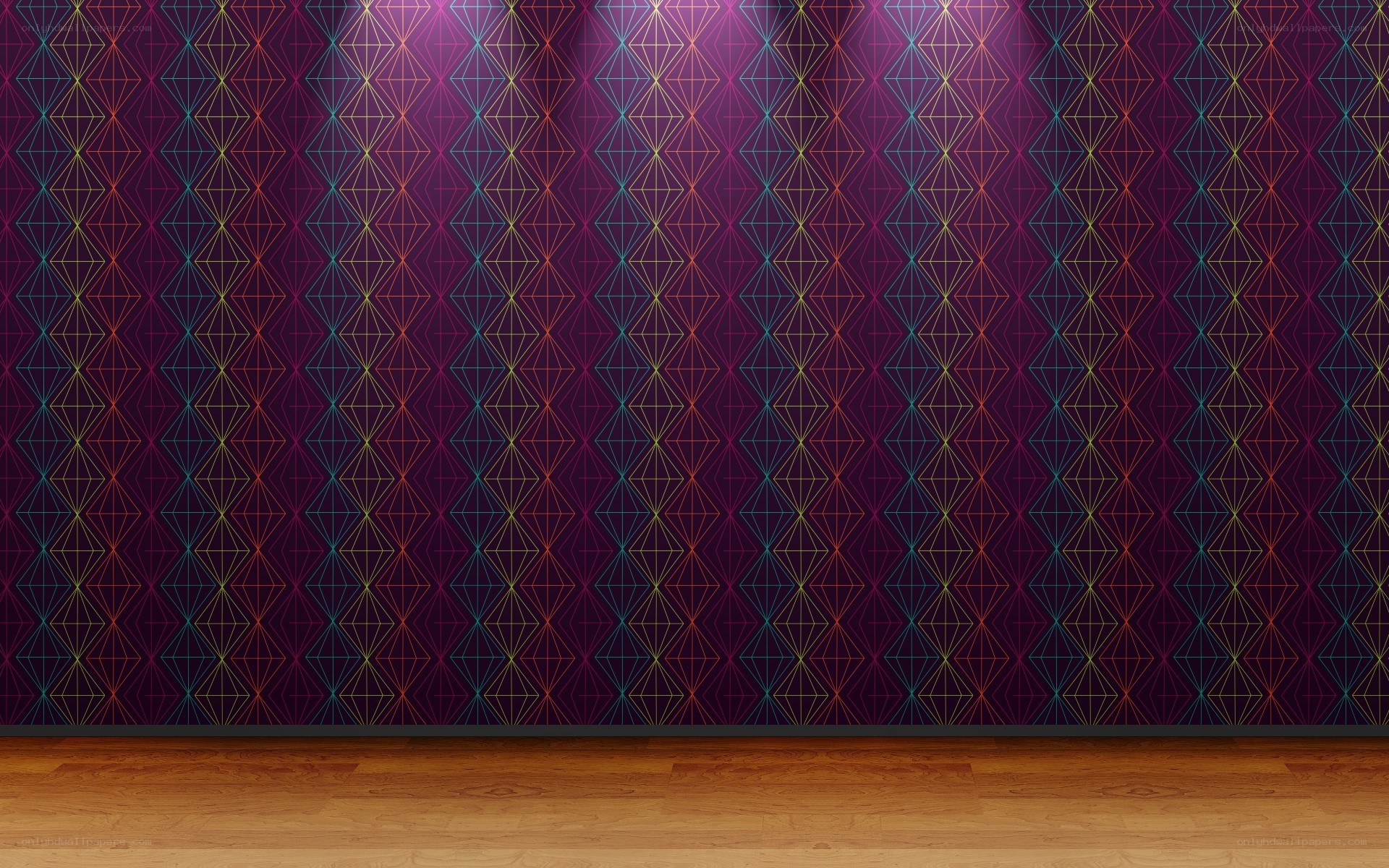 geometric pattern wall