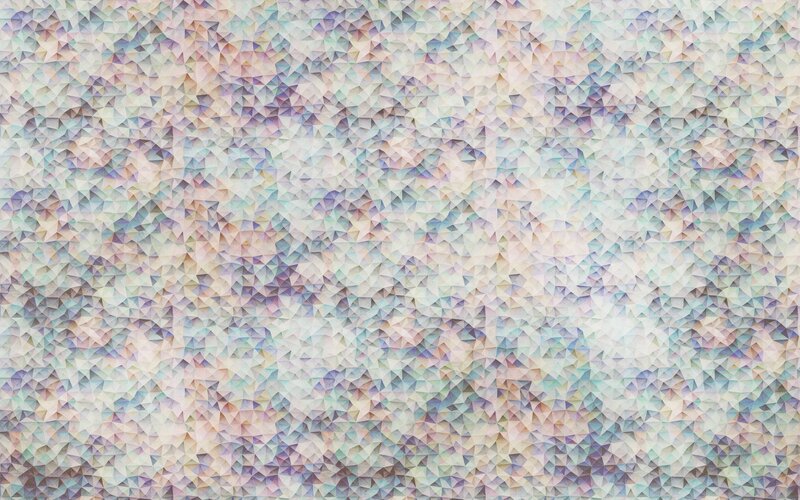 Geometric Pattern — White, Calm